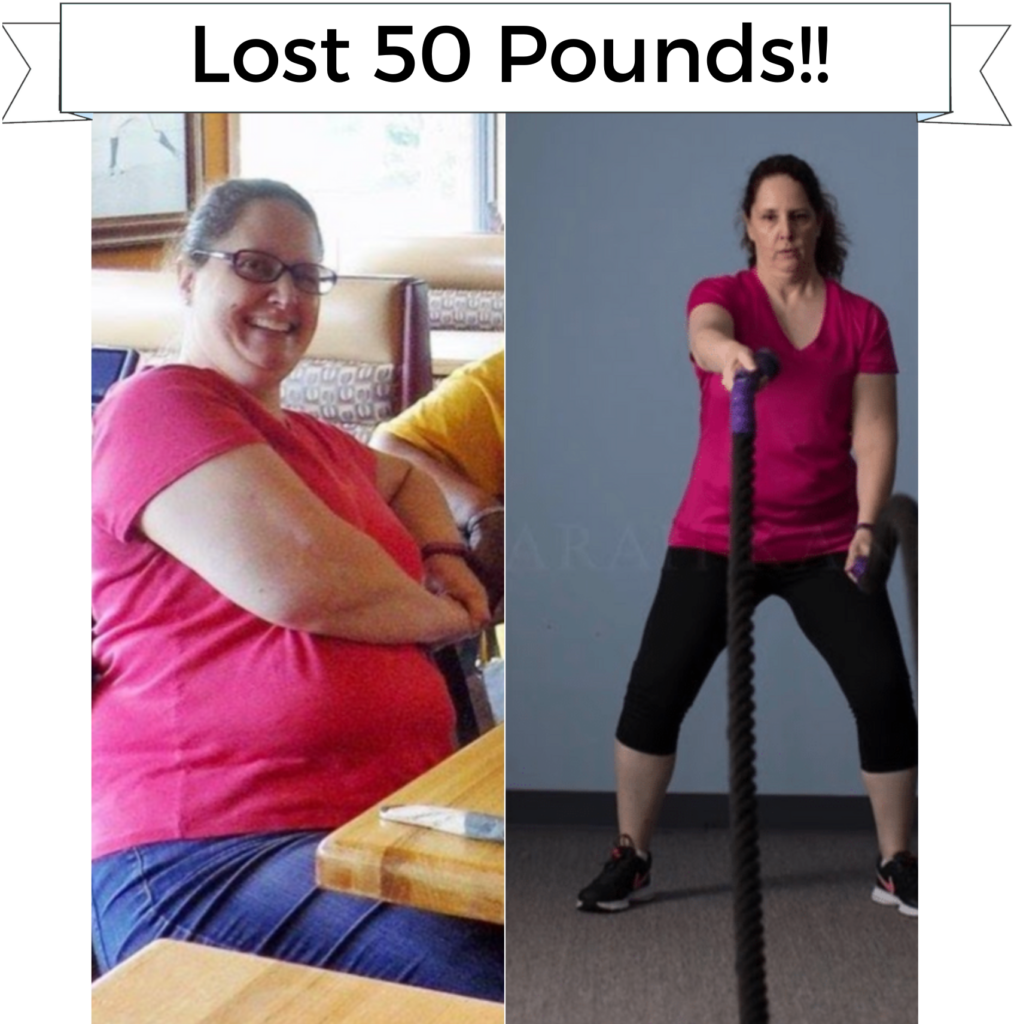 This woman lost 50 pounds!